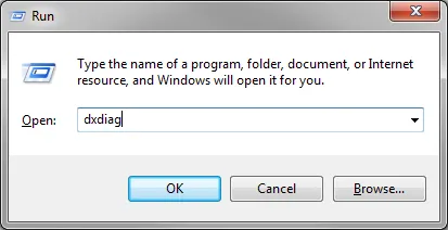 DxDiag on Windows showing system information
