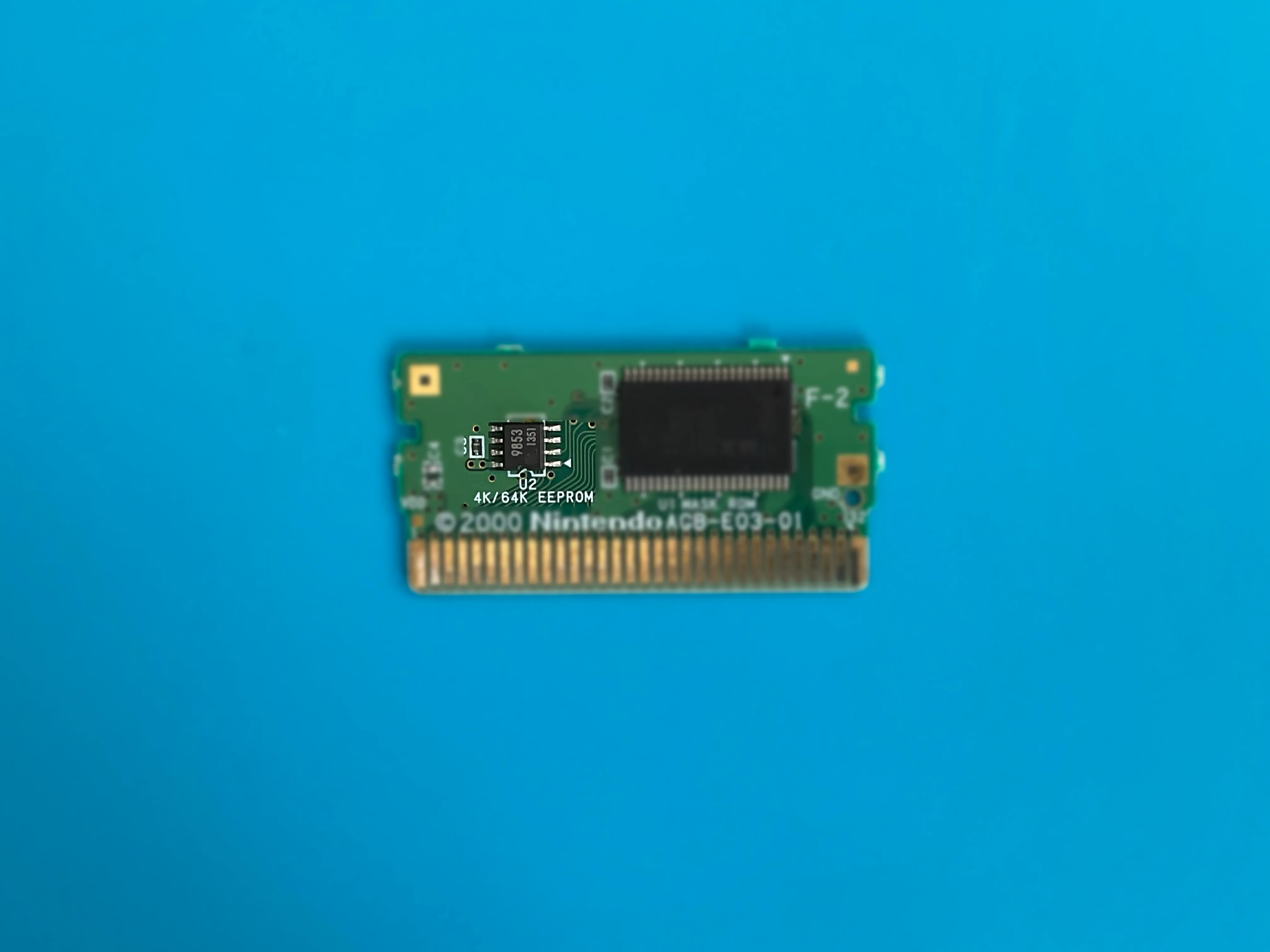 EEPROM chip — noticeably smaller than other memory types