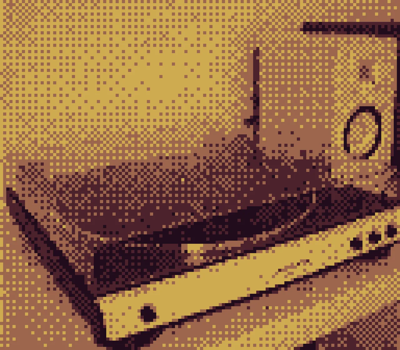 Game Boy Camera photo in the Gold palette