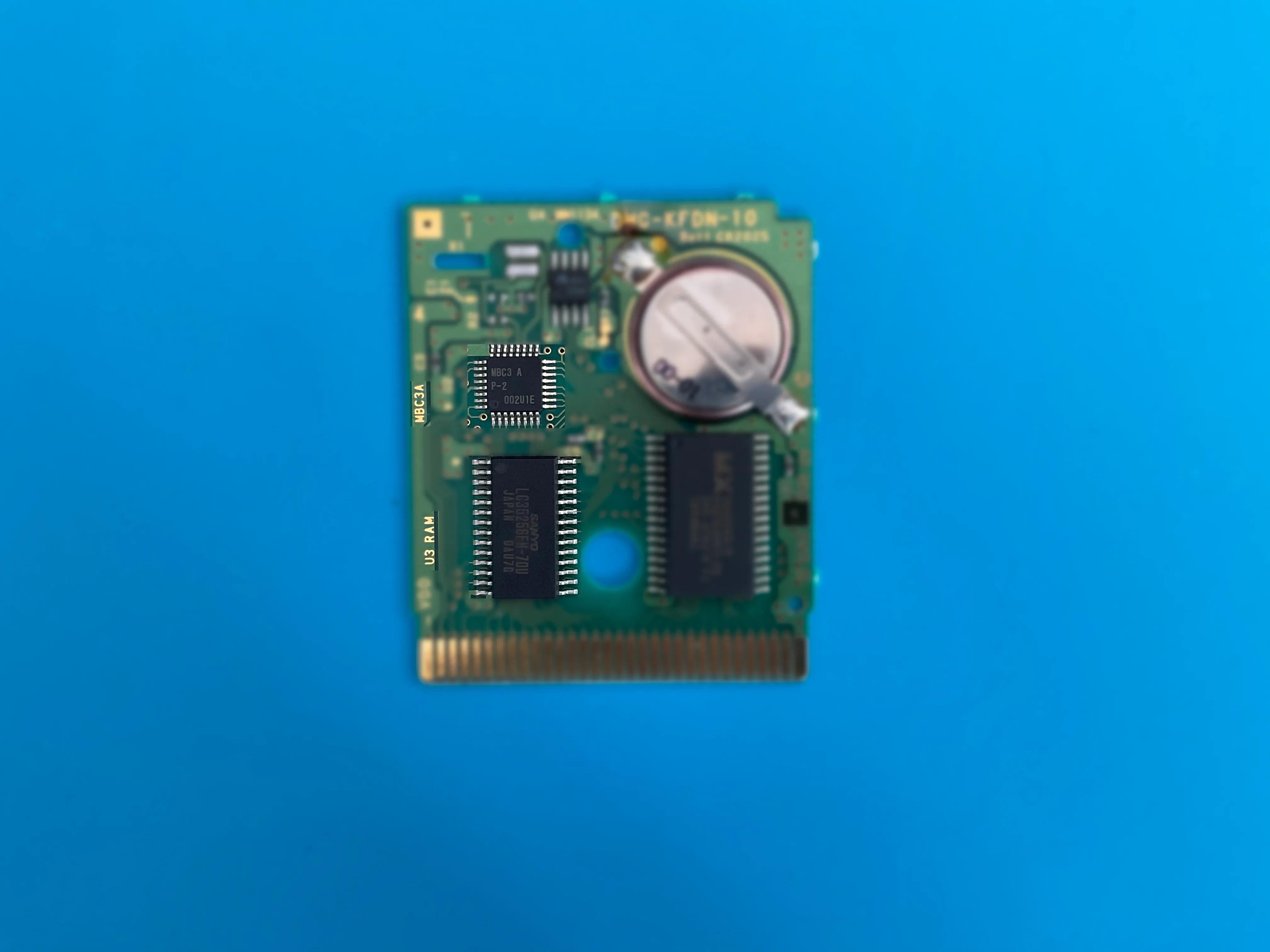 MBC chip on a Game Boy cartridge