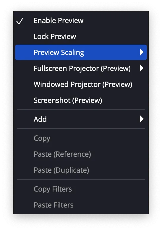 Rescale output option