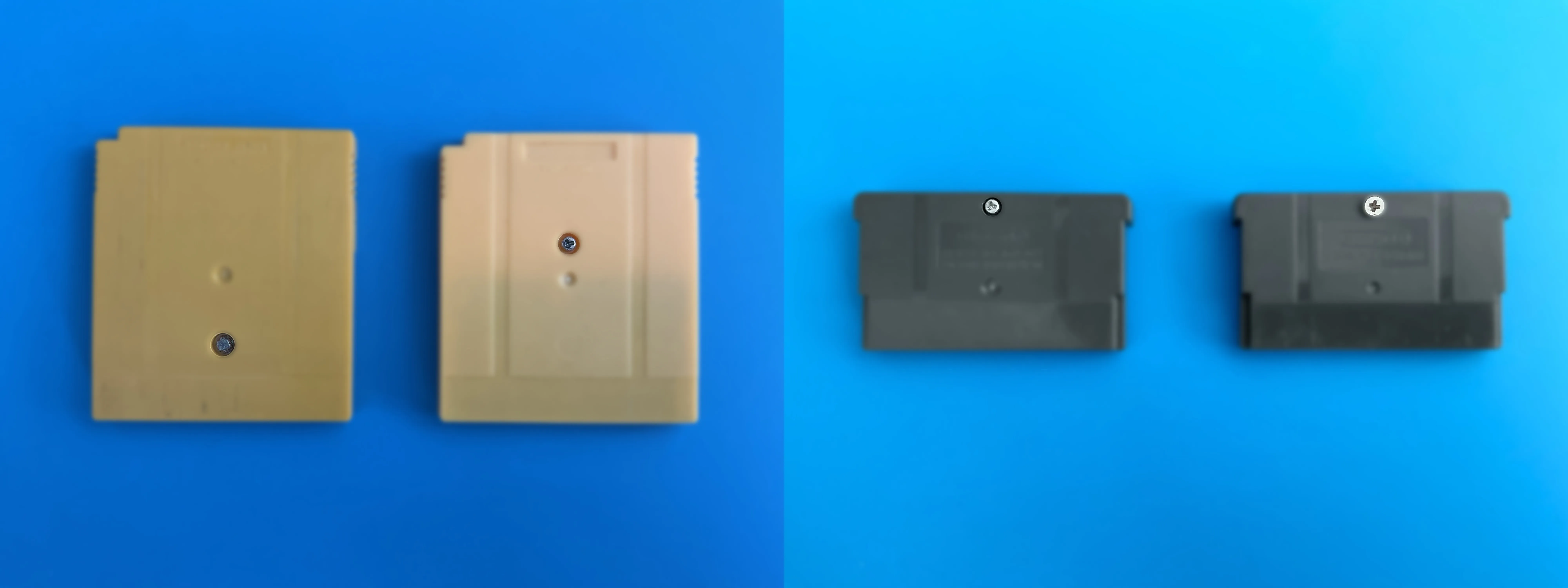 Screw comparison between authentic and fake cartridges