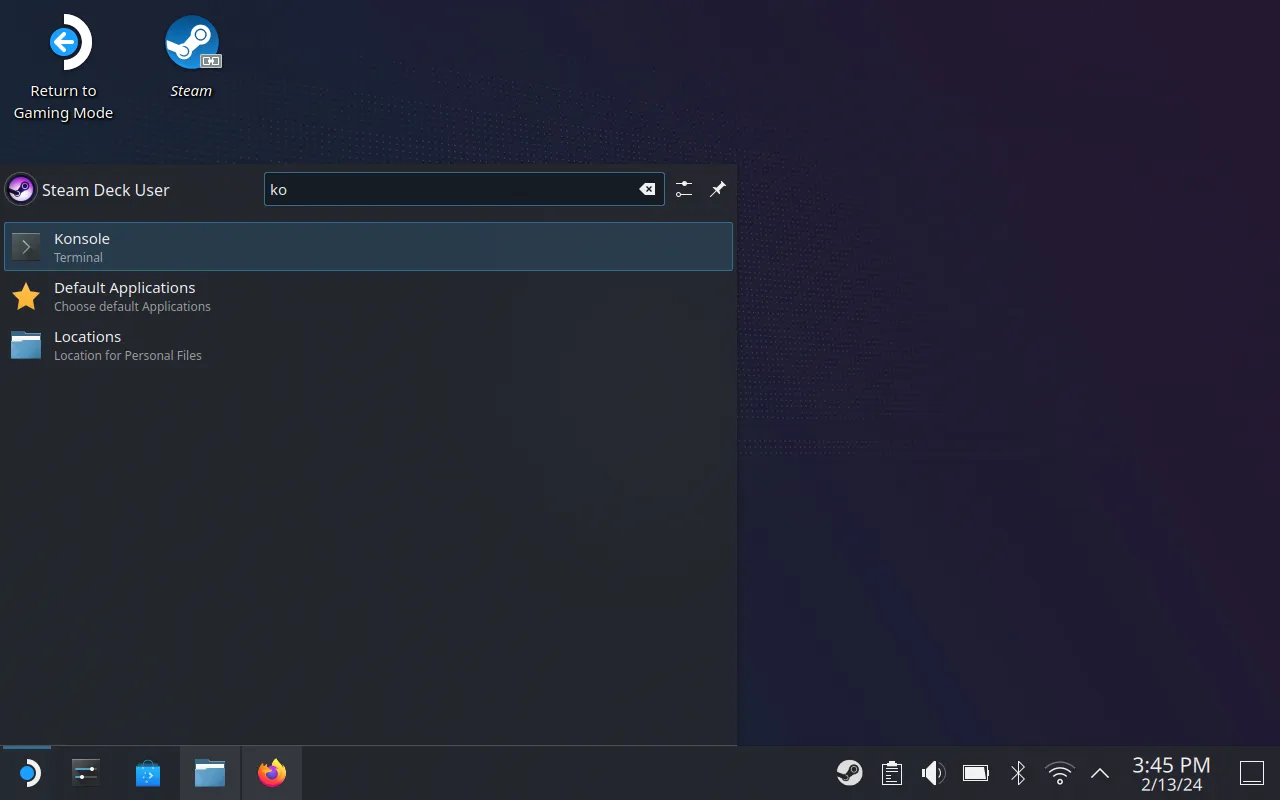 Selecting Playback to add to Steam