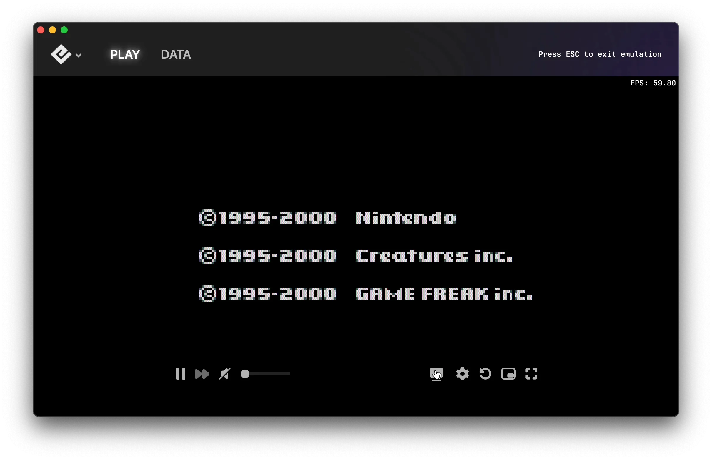Shaders menu in Playback