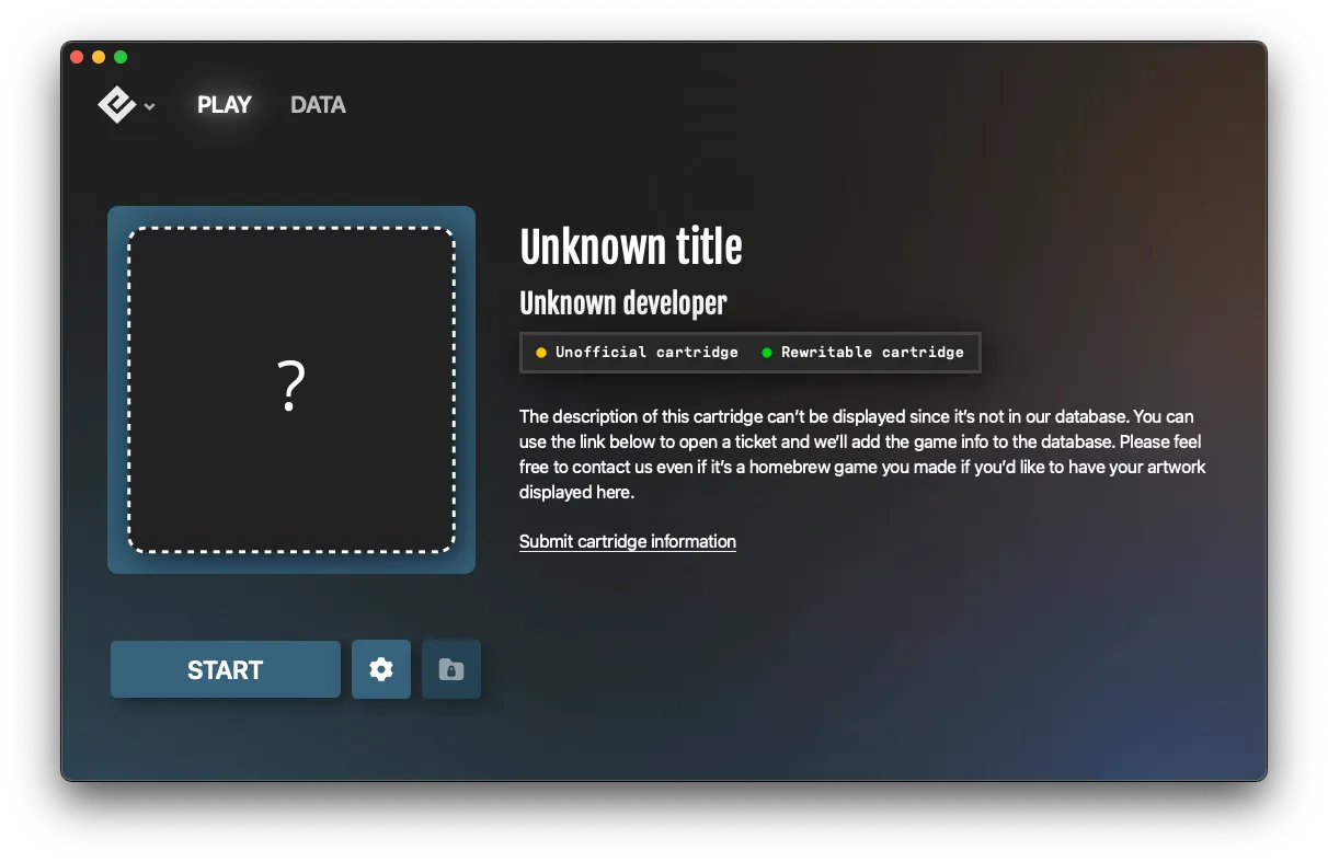 Unknown title displayed in Playback