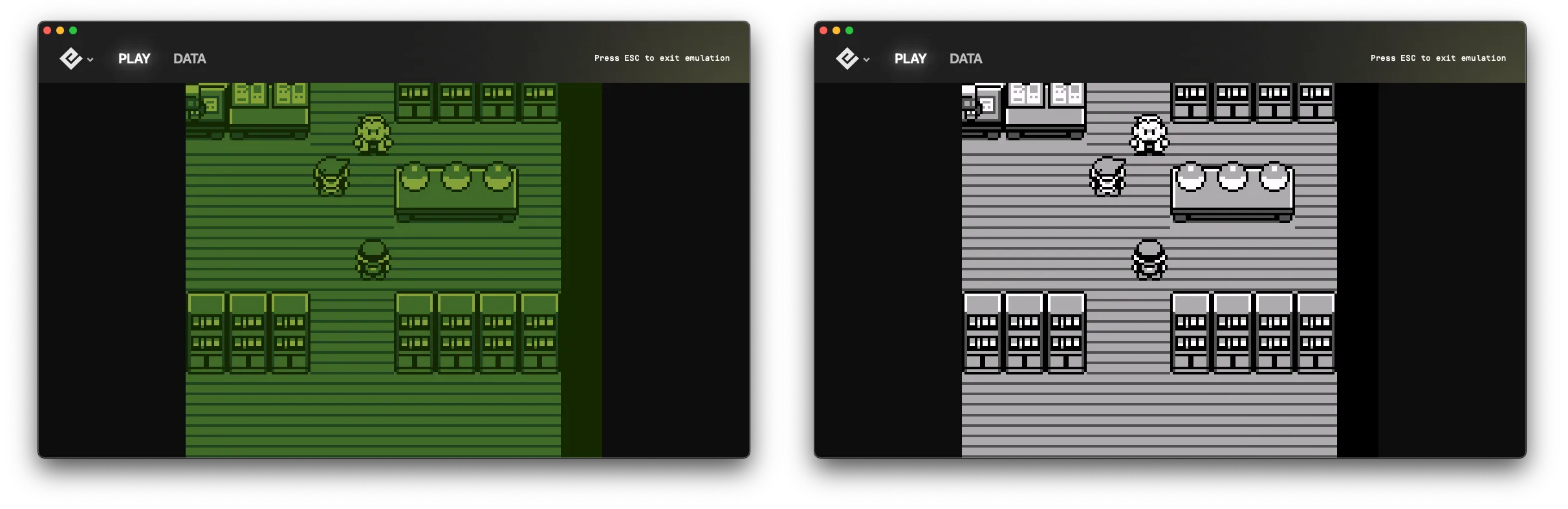 Video settings panel in Playback
